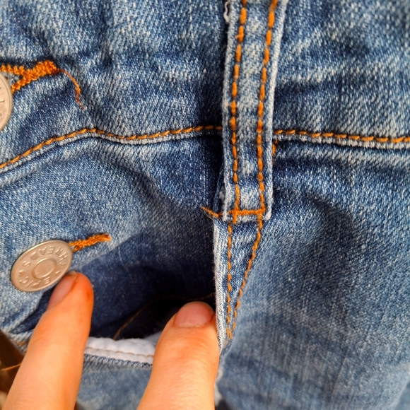 🍀3/15 Denim Blue Girl's Overalls - Picture 6 of 9